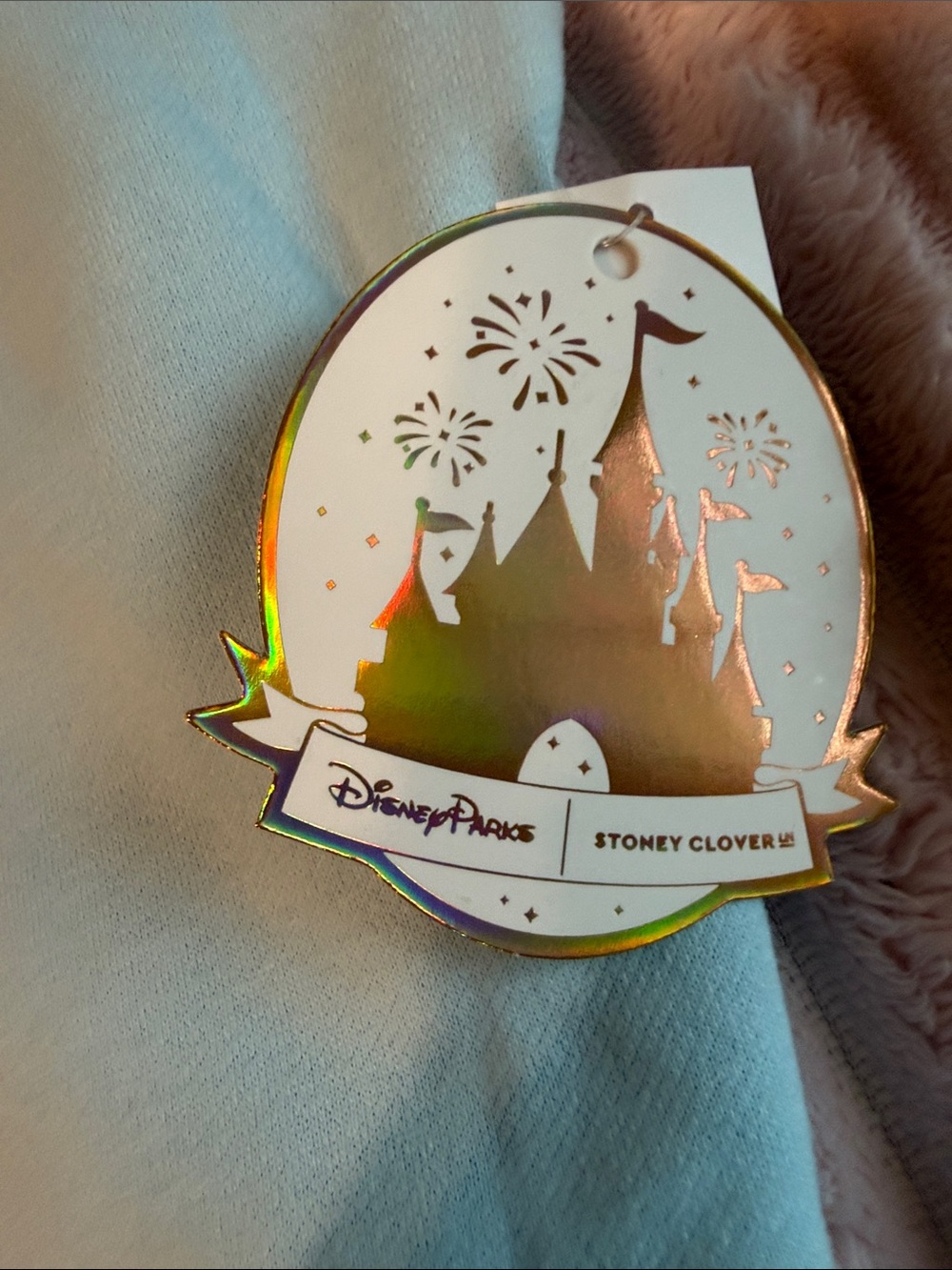 Stoney Clover Pastel Blue Disneyland Character Crewneck Sweatshirt - Picture 4 of 6